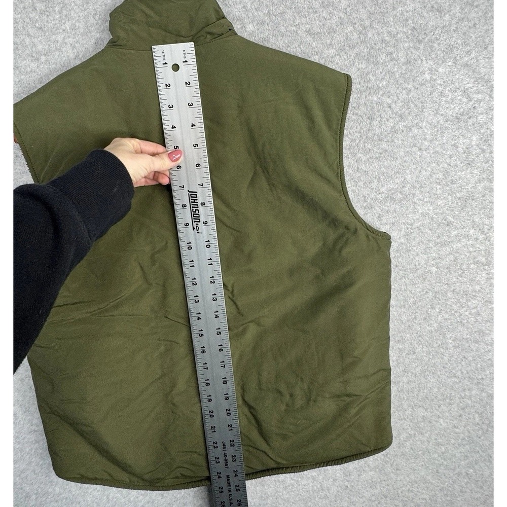 VF Imagewear Olive Green Insulated Vest Mens‎ Medium Long 3M Thinsulate USA VTG - Picture 12 of 16